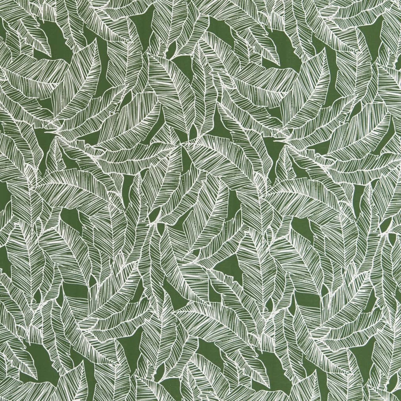 Jungle - Green Leaves,Tropical & Botanical Upholstery Fabric 54 Inches"